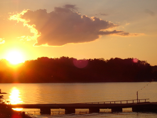 Parkersburg, WV : Looking at Blennerhassett Island