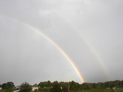 Sanford, FL: Double rainbow in Sanford, FL