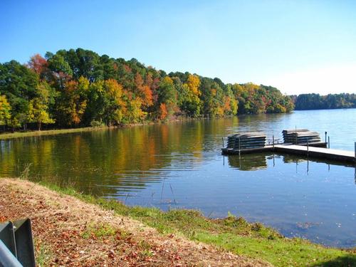 Garner, NC: Lake Benson in the Fall