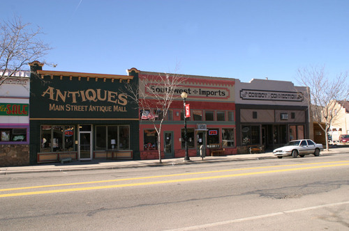 Walsenburg, CO : main street shops