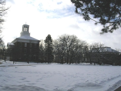 Beloit, WI : Beloit College in Snow