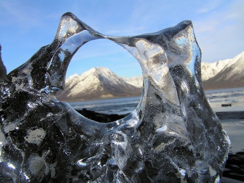 Hope, AK : ice at 13mile