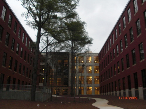 Trussville, AL: This is a portion of the back of HTHS. It faces the river.