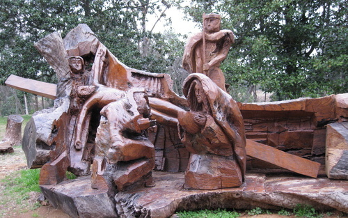 Moncks Corner, SC : Sculpture at Mepkin Abbey