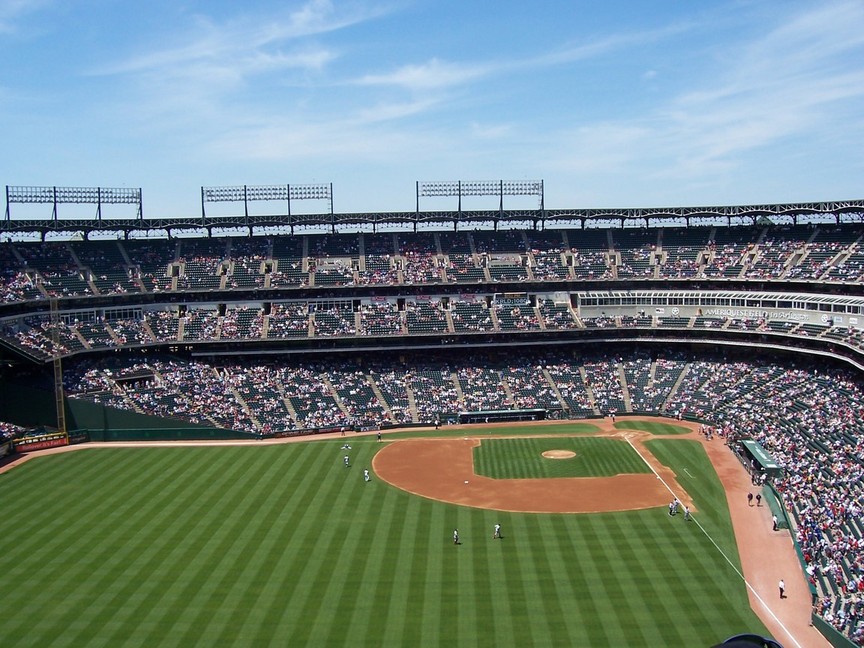 Arlington, TX: Ameriquest Field in Arlington - Rangers Vs. Red Sox May 1, 2005