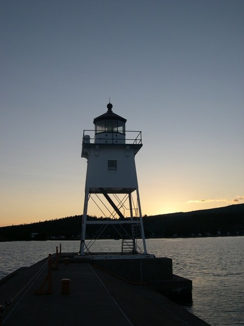 Grand Marais, MN : lighthouse