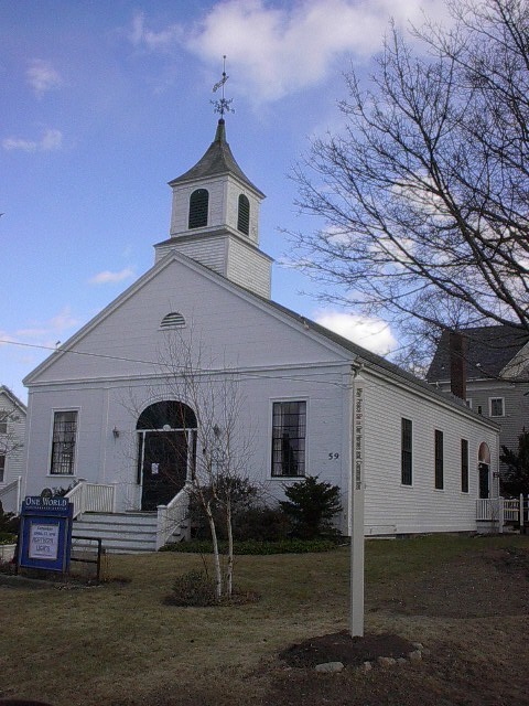 Essex, MA: 1st Universalist Church of Essex, founded 175 years ago! Home of ONE WORLD PERFORMANCE CENTER , Essex, MA