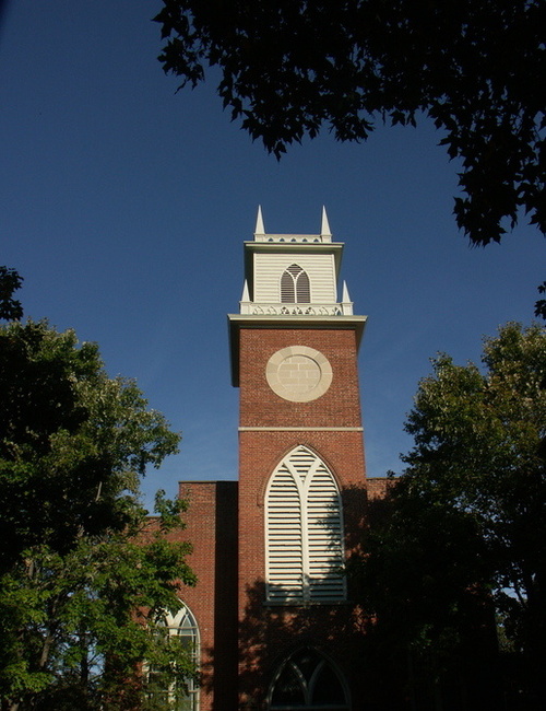 Worthington, OH : St. John's Episcopal Church Steeple, on the Village Green since 1832