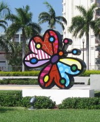 Hollywood, FL : Downtown Hollywood Art's Park Butterfly Emblem