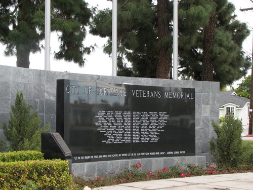 Torrance, CA : Veterans Memorial, corner of Torrance Blvd. and Maple Ave.