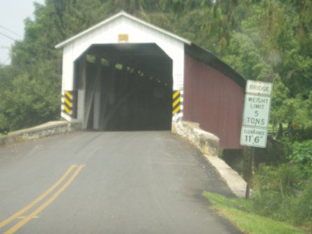 Mount Joy, PA: Covered bridge in Mount Joy