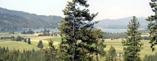 Priest River, ID : Overlooking Priest River