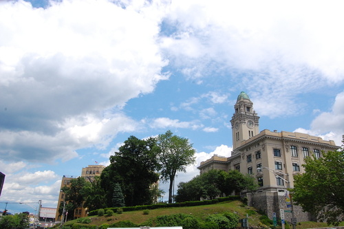 Yonkers, NY: Yonkers City Hall in the Downtown area