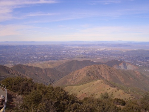 Clayton, CA: An aerial style photo of Contra Costa County as taken from atop Mt. Diablo in beautiful Clayton.