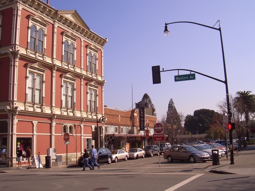 Petaluma, CA : Corner of Western & Kentucky in Petaluma, CA.