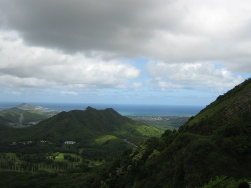 Honolulu, HI : A view from Pali Lookout, Honolulu November 2008