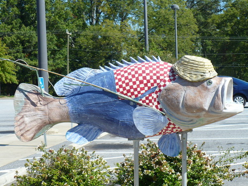 Anderson, SC : downtown fish