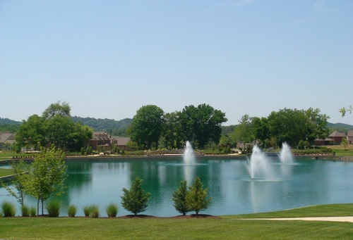 Thompson, TN : The Lake in Tollgate Village, Thompson's Station, TN