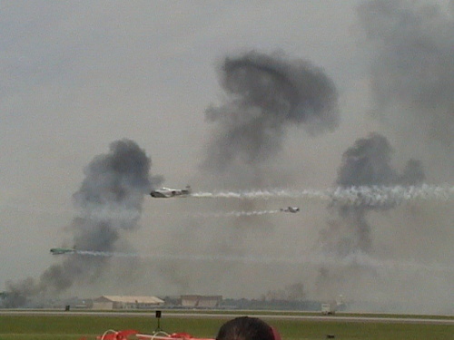 Midwest City, OK: Mach War of Pearl Harbor Attack at Tinker AFB Air SHow 2008