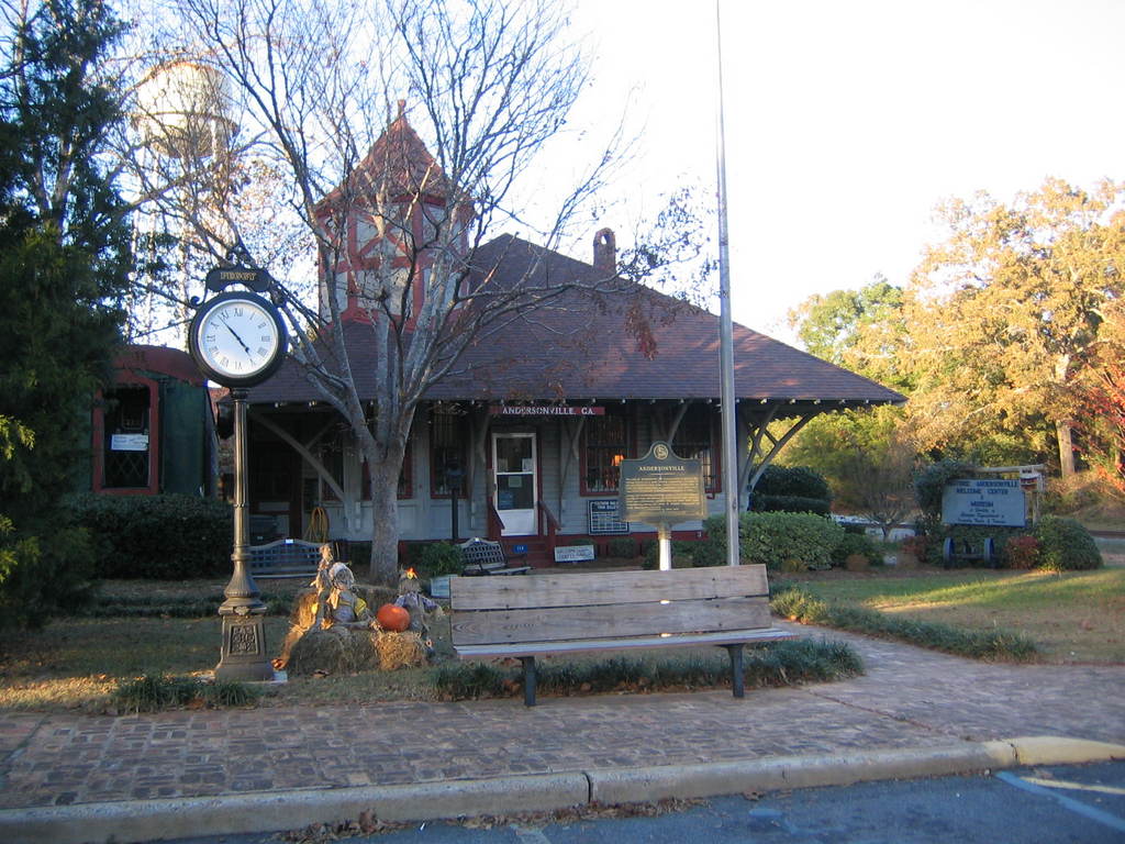 Andersonville, GA : Old Train Depot, Andersonville, Ga
