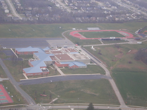 Loveland, OH: Loveland High School aerial photograph: Loveland, Ohio