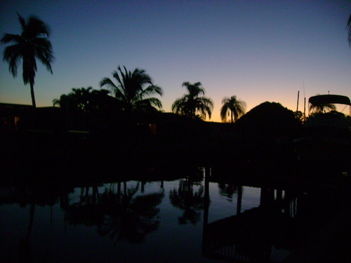 Cape Coral, FL : Sunset time in Cape Coral
