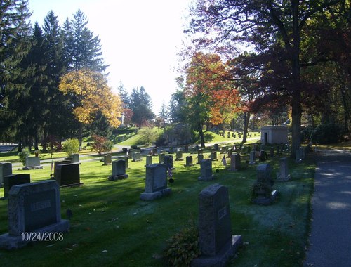 Hopedale, MA : Overlooking the cemetary