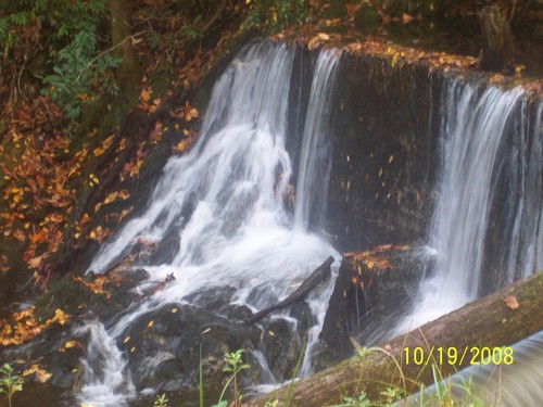 Old Fort, NC : Small waterfall in Old Fort North Carolina