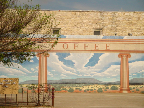 Lampasas, TX: Historic downtown Lampasas, Wall mural