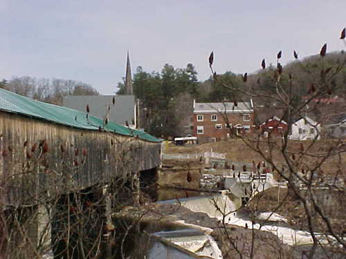Bath, NH : Bath bridge from west side