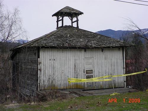 Northport, WA : Northport old Fire Hall, a pendinfg historical society  restoration project