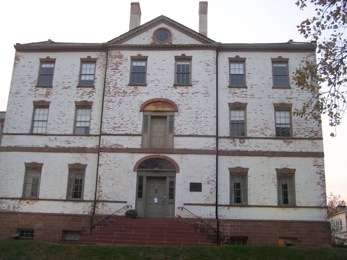 Perth Amboy, NJ: Historic Proprietary House, (Georgian archetecture), during renovation