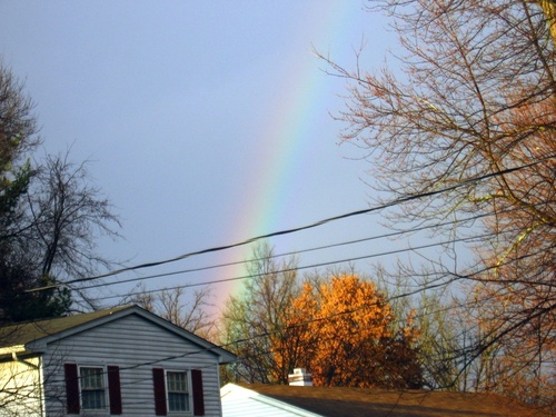 Waynesboro, VA: Rainbow over Waynesboro