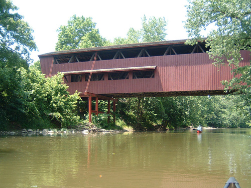 Roann, IN : Taken June 16, 2007 during a canoe trip from Laketon to the Iron Bridge Fest.