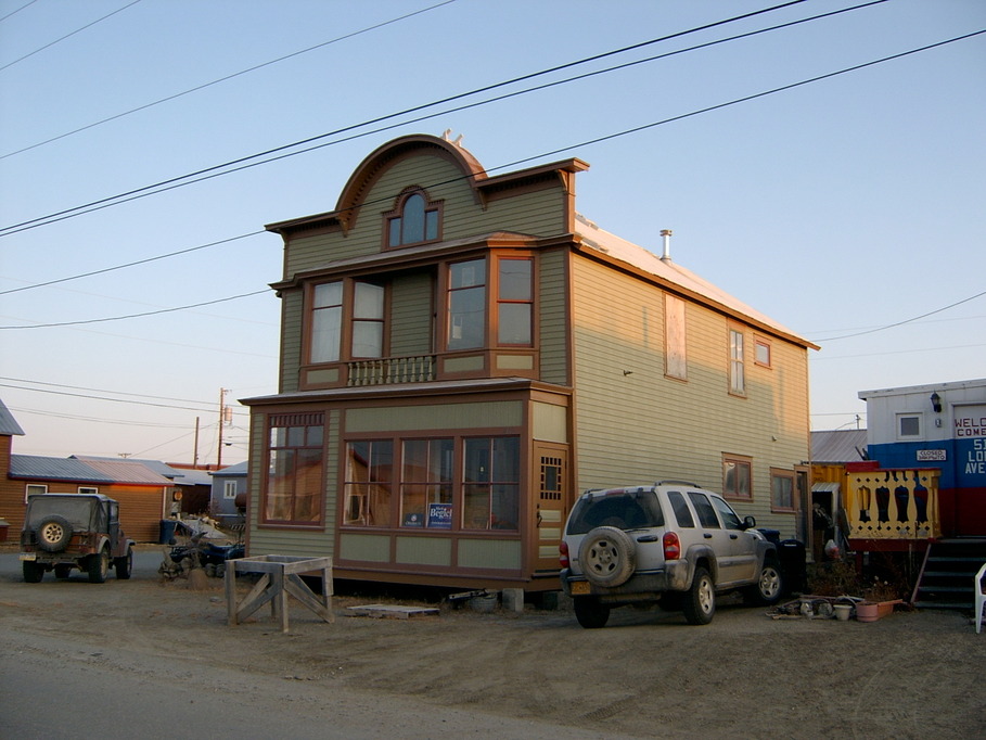 Nome, AK Carol Gales renovated historical building Nome 2008 October