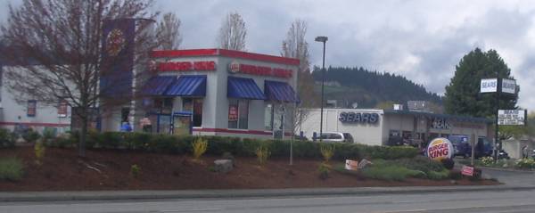 Scappoose, OR: Burger King and Sears