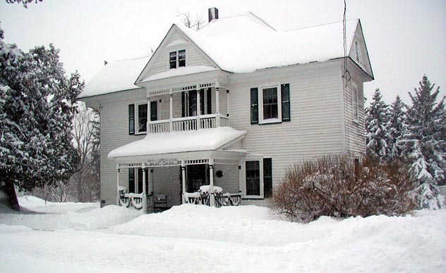 Morristown, NY: Morristown, Ny A Winter Wonderland. Home built in 1874