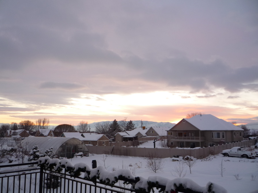 Pleasant Grove, UT: gorgeous winter sunset