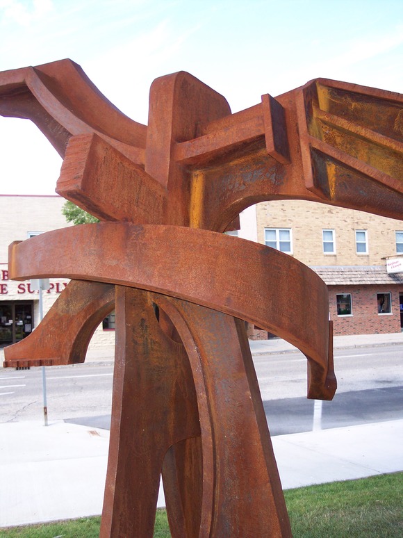 Effingham, IL: rusty statue