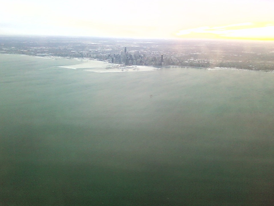 Chicago, IL: 12,000 feet from a plane