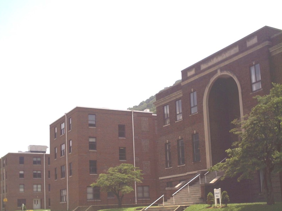 Montgomery, WV: City of Montgomery WV - photo of old WVIT Library & one of the mens dorms