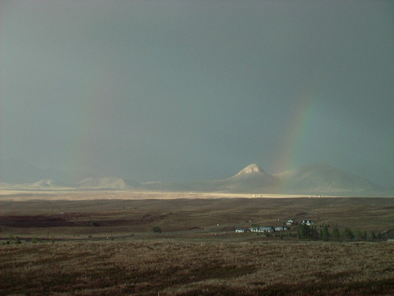 Sonoita, AZ : The grasslands/rainbow in Sonoita