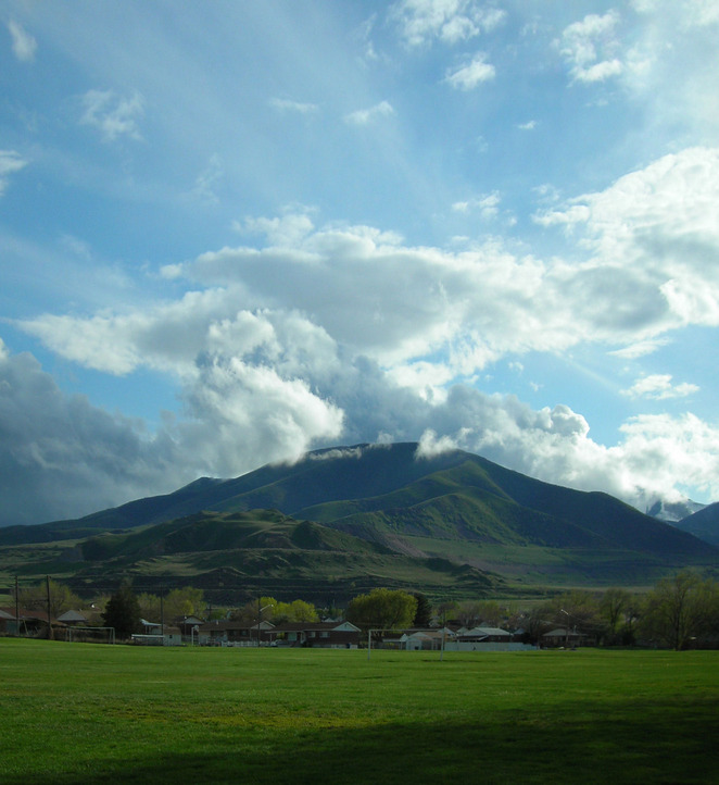 Magna, UT: Hog's Back Mountain view from Magna Recreation Center