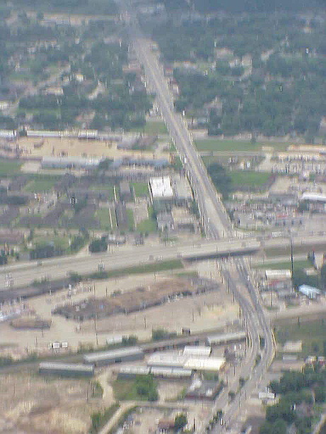 Houston, TX: Airplane view of Houston ( 2004 )