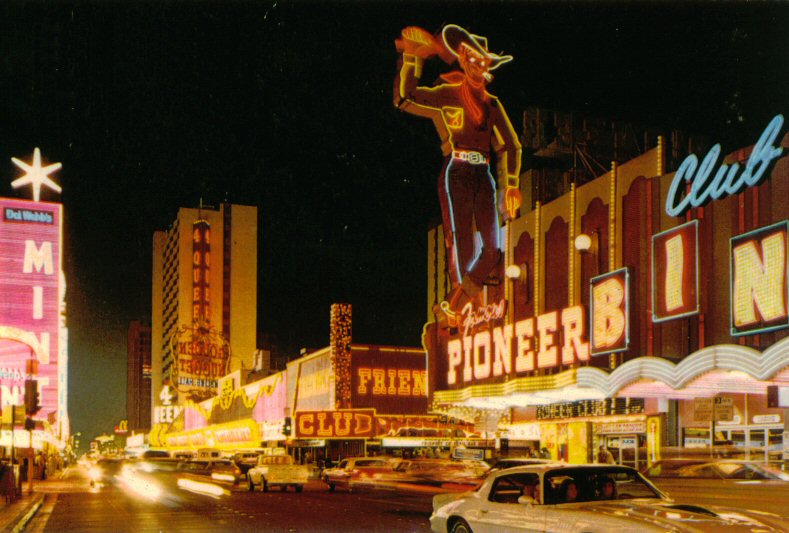 pictures of las vegas strip at night. Old Las Vegas