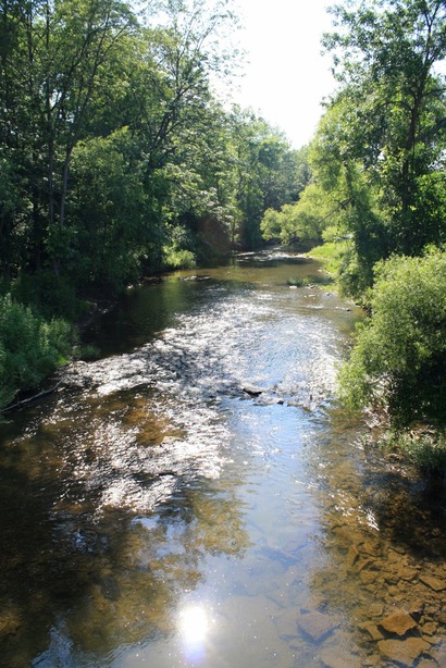 Darlington, PA: This is the fishing creek bordering Darlington.