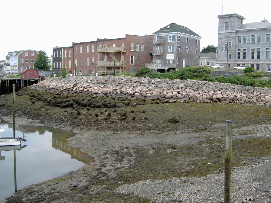 Eastport, ME Eastport, Water Street, at low tide photo, picture