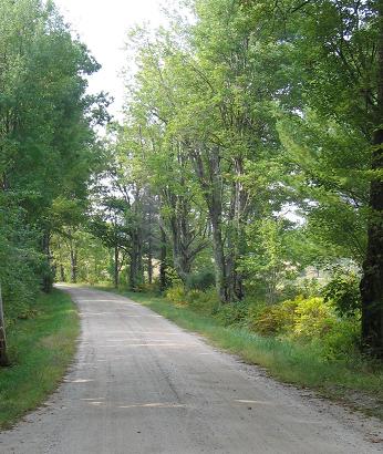 Casco, ME : A Beautiful lane in Casco (Pinkham Lane)