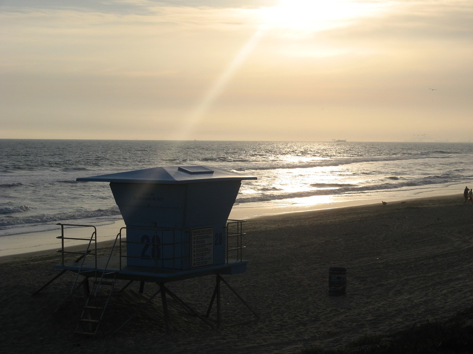 Huntington Beach, CA: Sunset near Bolsa Chica