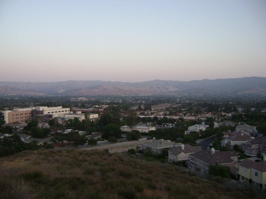 Simi Valley, CA: Overlooking Simi Valley from a water tower near Simi Valley Hospital